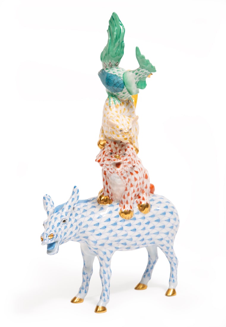 Herend Porcelain Figure "The Musicians of Brennan" (1 of 5)