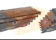 English Regency Inlaid Rosewood Lap Desk