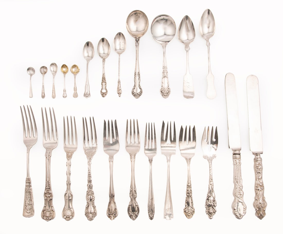 Group American Sterling Silver Flatware (1 of 9)