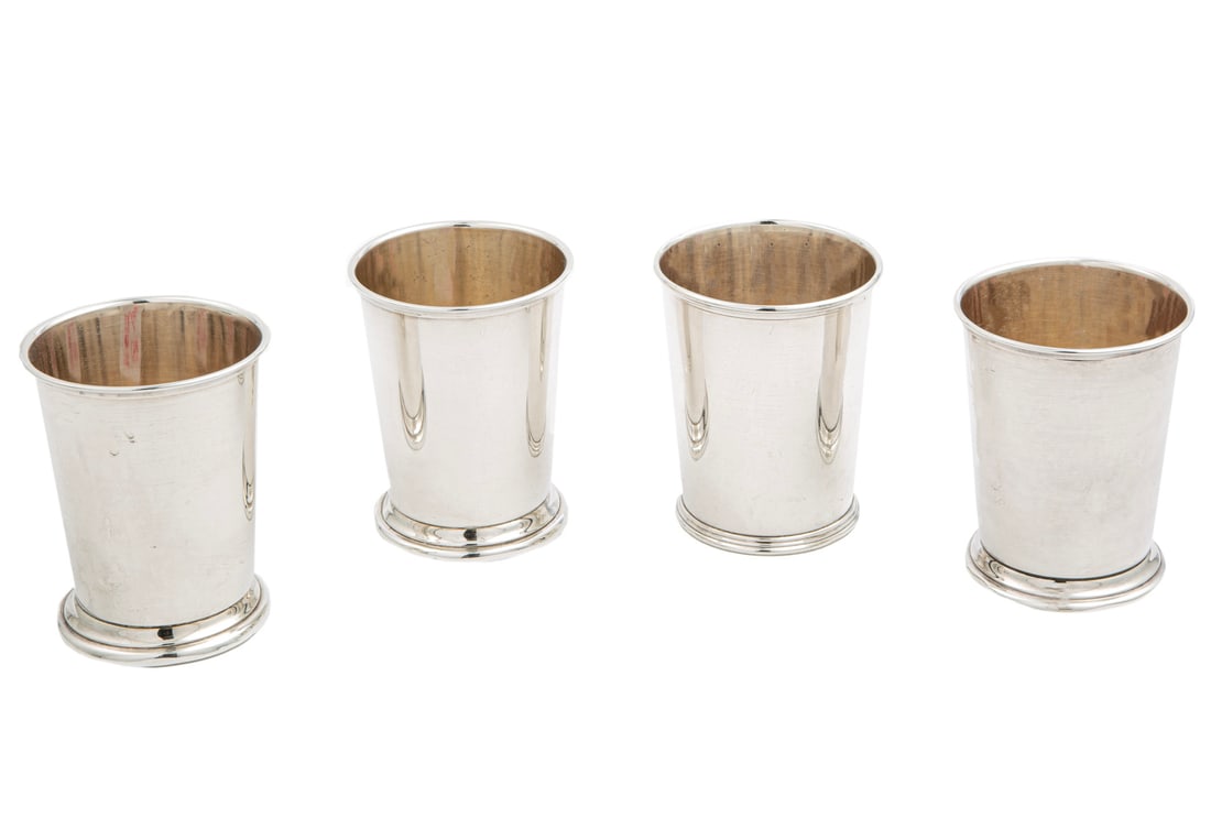 Four American Sterling Silver Julep Cups (1 of 3)