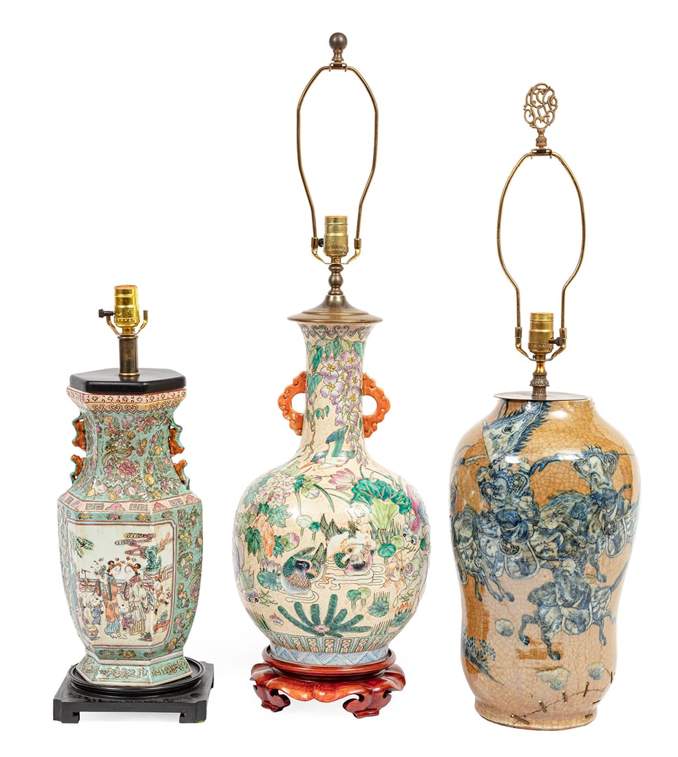 Three Chinese Porcelain Vases (1 of 2)