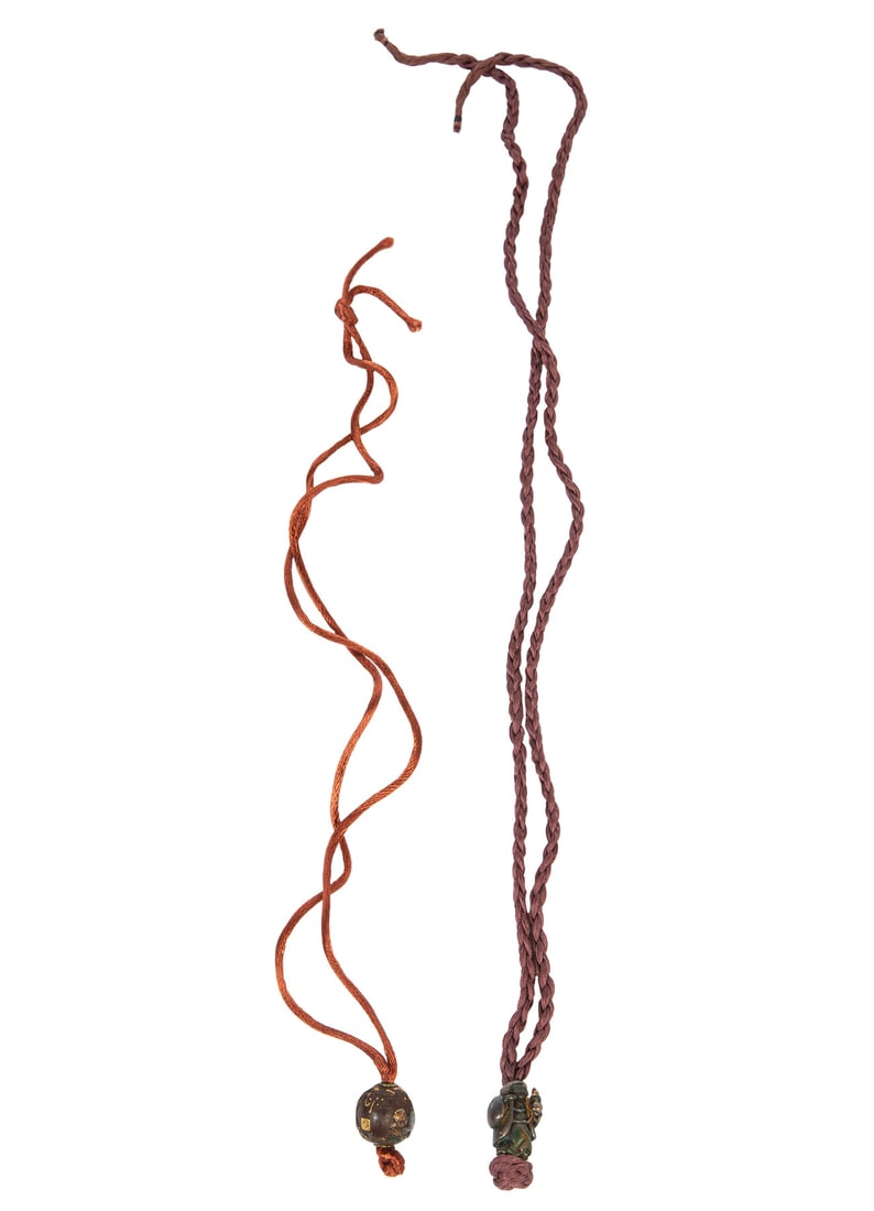 Two Japanese Mixed Metal Ojime (1 of 4)