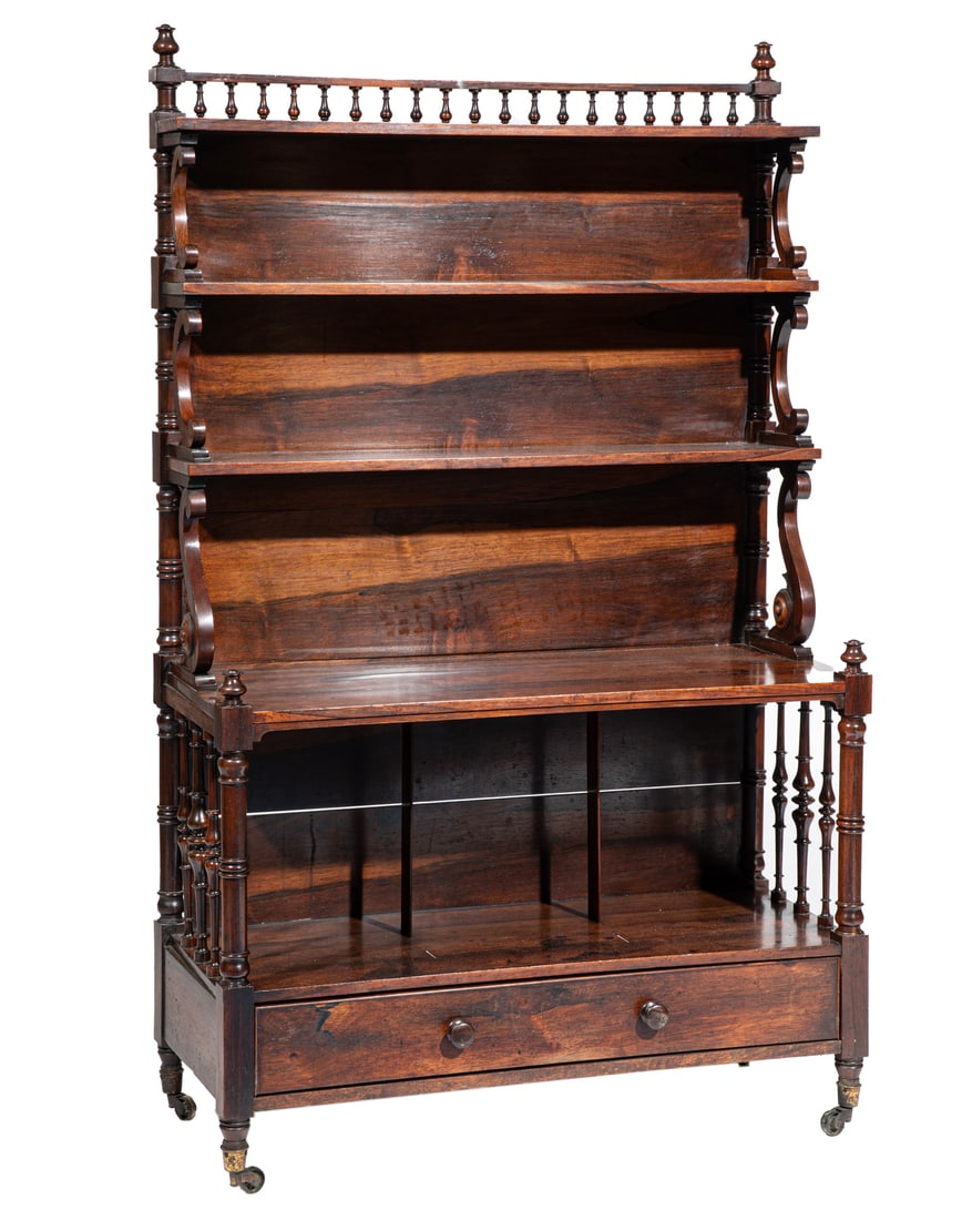 Victorian Carved Rosewood Etagere/Music Stand (1 of 4)