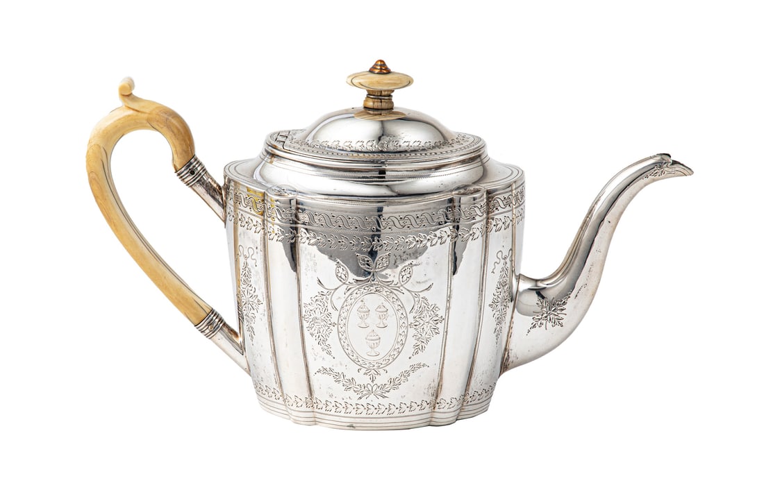 Smith & Hayter Sterling Silver Teapot (1 of 3)