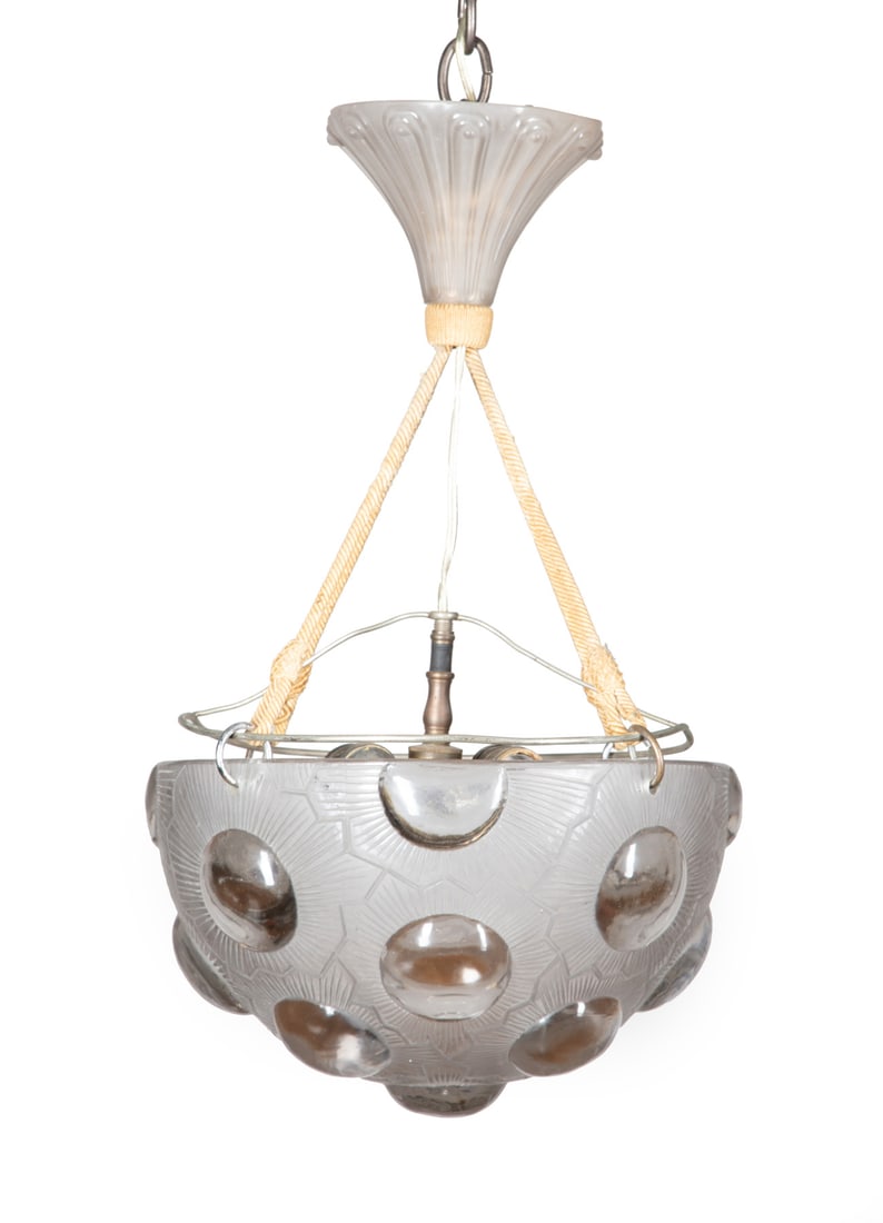 Lalique Crystal "Soleil" Plafonnier (Chandelier) (1 of 2)