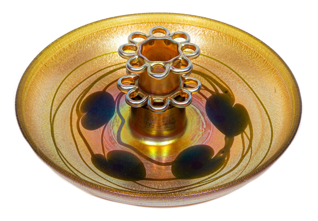 Tiffany Studios Favrile Glass Centerpiece (1 of 5)