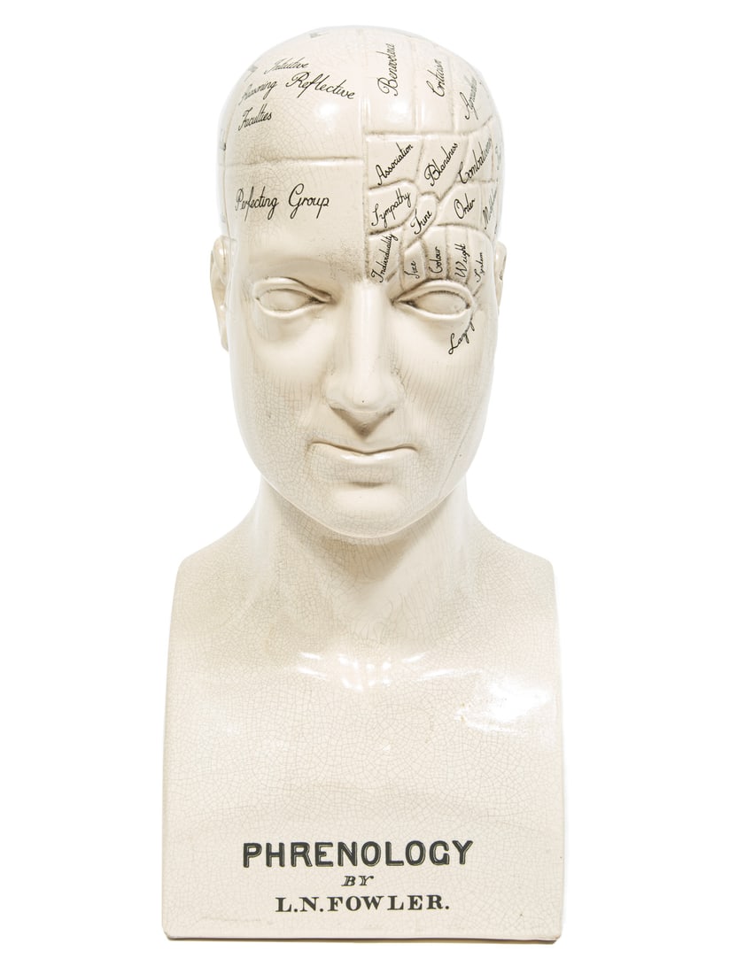 Fowler Ceramic Phrenology Head (1 of 4)