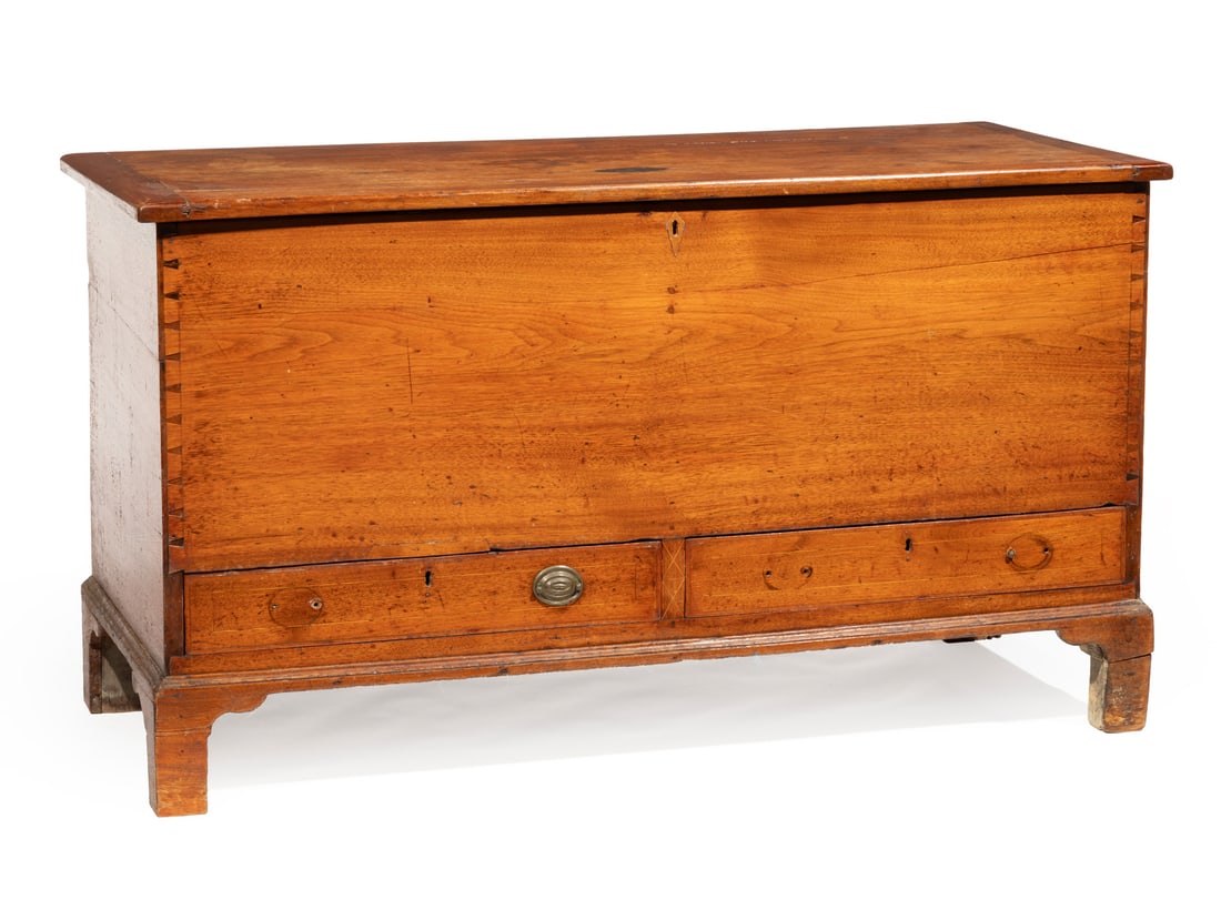 American Southern Inlaid Mahogany Blanket Chest (1 of 5)