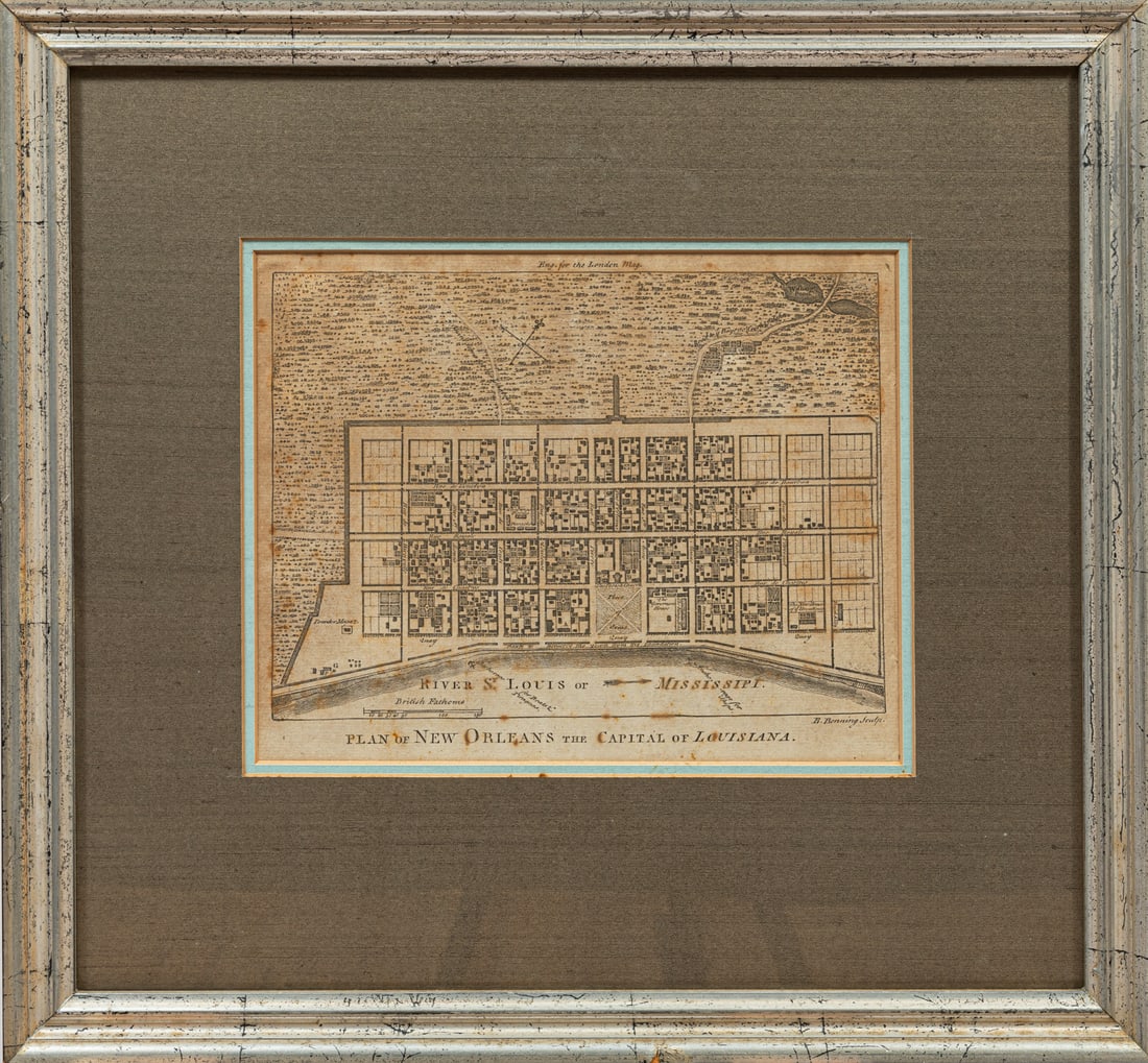 Antique Map of New Orleans (1 of 3)
