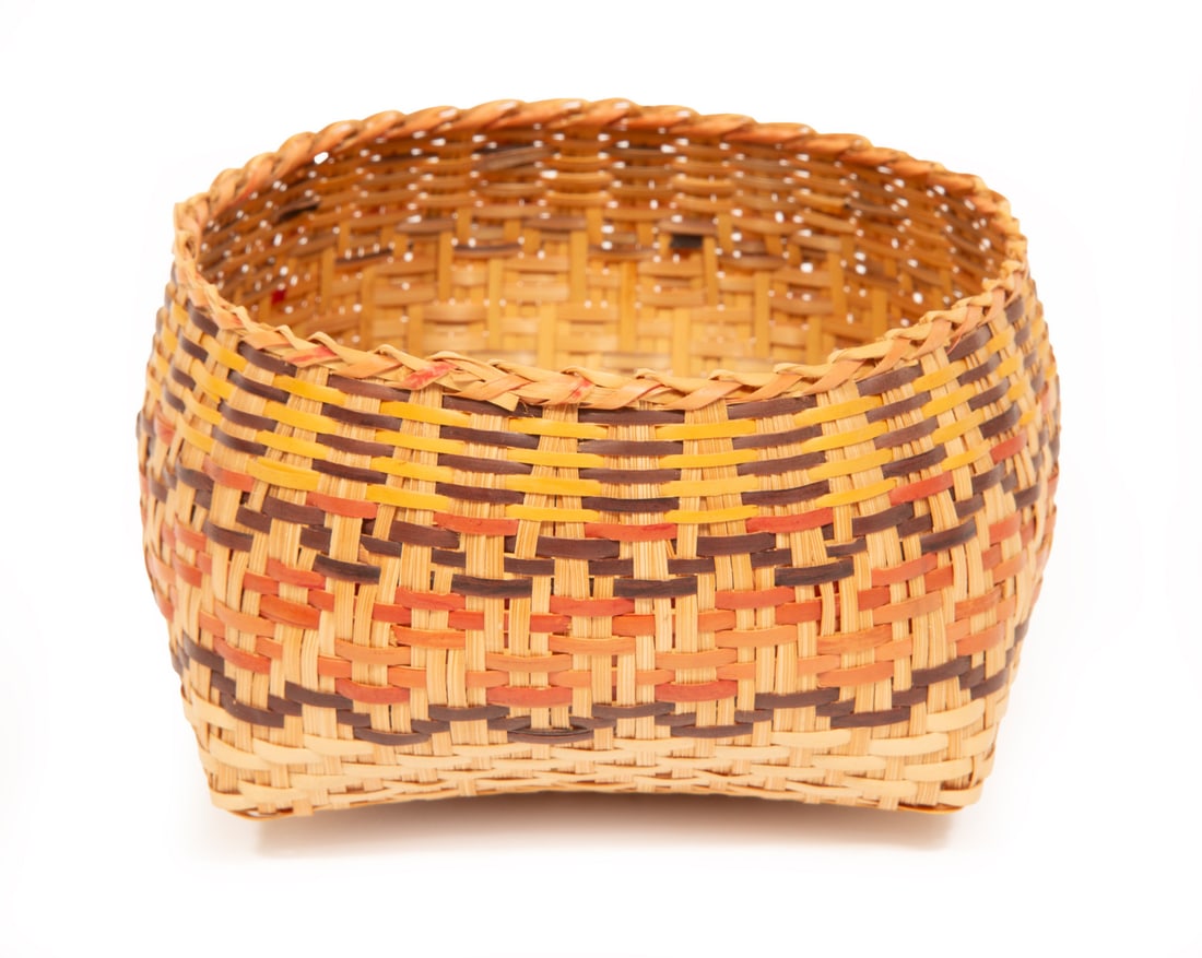 Chitimacha Single Weave Open Basket (1 of 4)