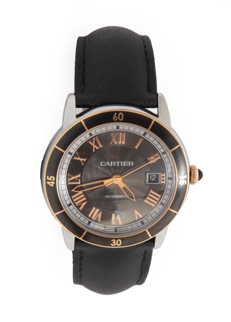 Cartier Ronde Croisiere Steel and Rose Gold Watch (1 of 5)