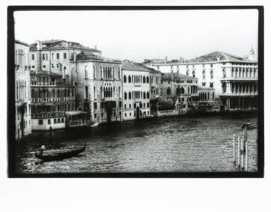 Sandra Russell Clark (American/Louisiana): Sandra Russell Clark (American/Louisiana, b. 1949), "Venice, Italy", 1992/1993, 3 gelatin silver prints from infrared film, each signed lower right, signed, titled and numbered en verso, from the