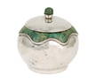 Los Costillo Taxco Silverplate Sugar Bowl & Cover