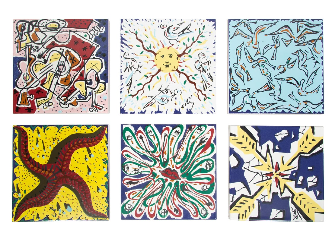 Salvador Dali "La Suite Catalane" Ceramic Tiles (1 of 2)