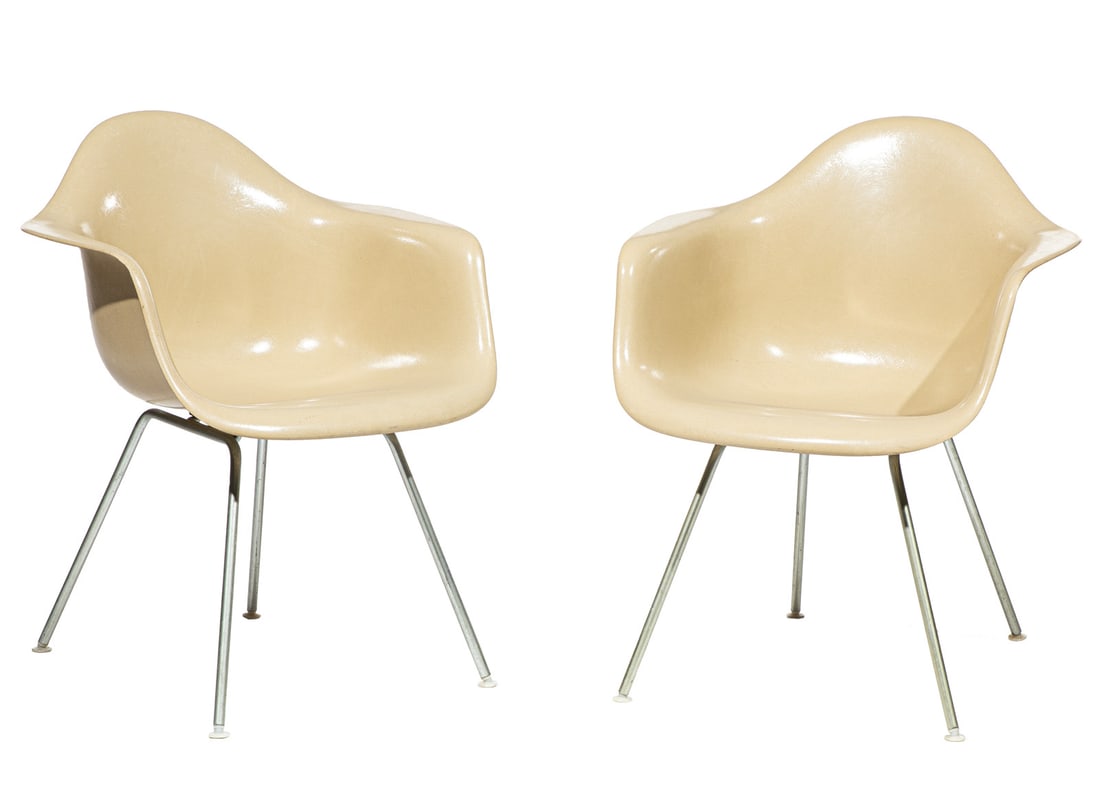 Pair Eames for Herman Miller DAX Armchairs (1 of 4)