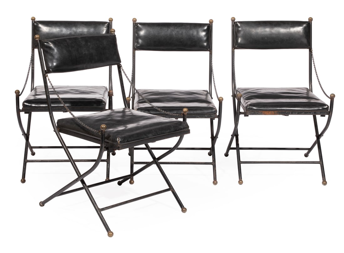 Maison Jansen (Attr.) Folding Campaign Chairs (1 of 2)