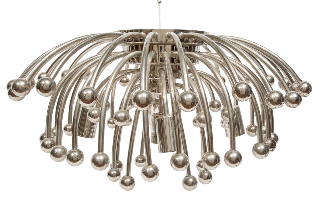 Robert Abbey Chrome "Anemone" Wall/Ceiling Lights (1 of 5)