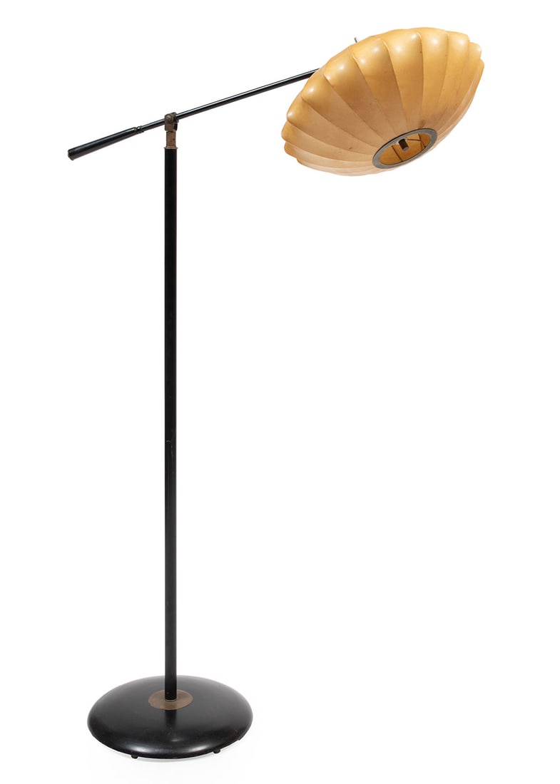 George Nelson-Style Flying Saucer Floor Lamp (1 of 3)