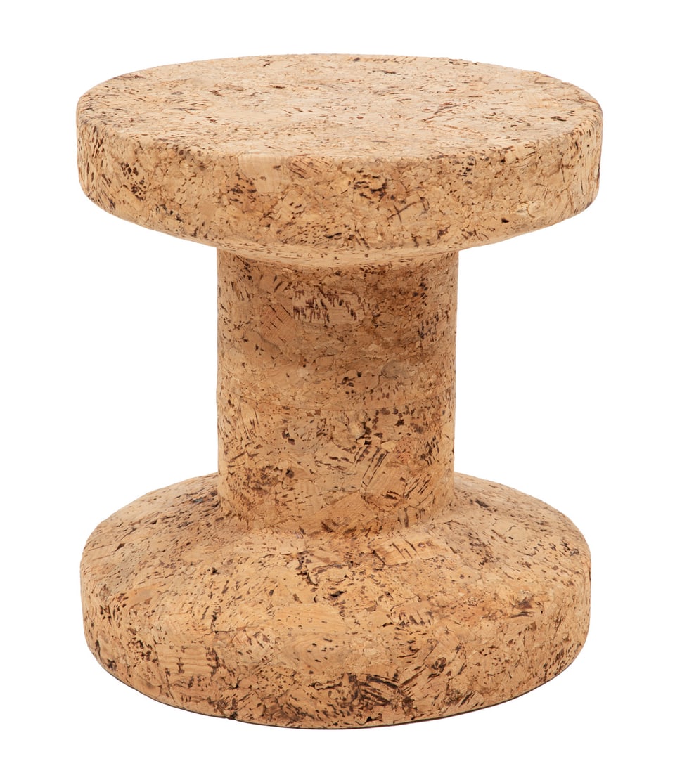 Jasper Morrison for Vitra Cork Stool: Jasper Morrison for Vitra Cork Stool, h. 12 3/4 in., dia. 12 in.