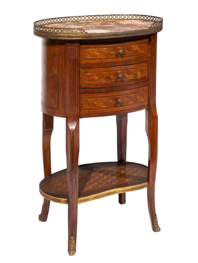 Kingwood Parquetry Petite Commode (1 of 14)