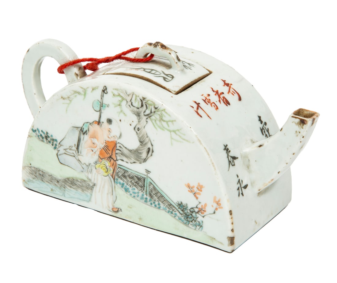 Chinese Export Famille Rose Porcelain Teapot (1 of 15)
