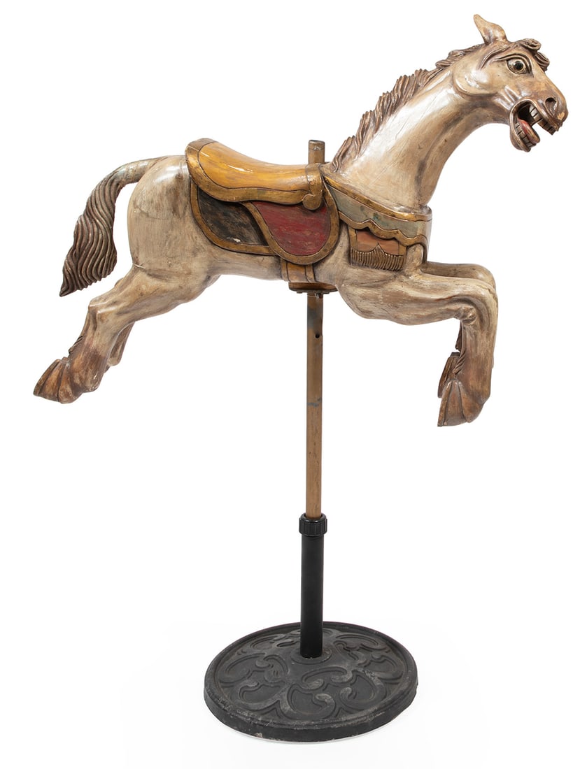 Carved and Polychrome Carousel Horse (1 of 4)
