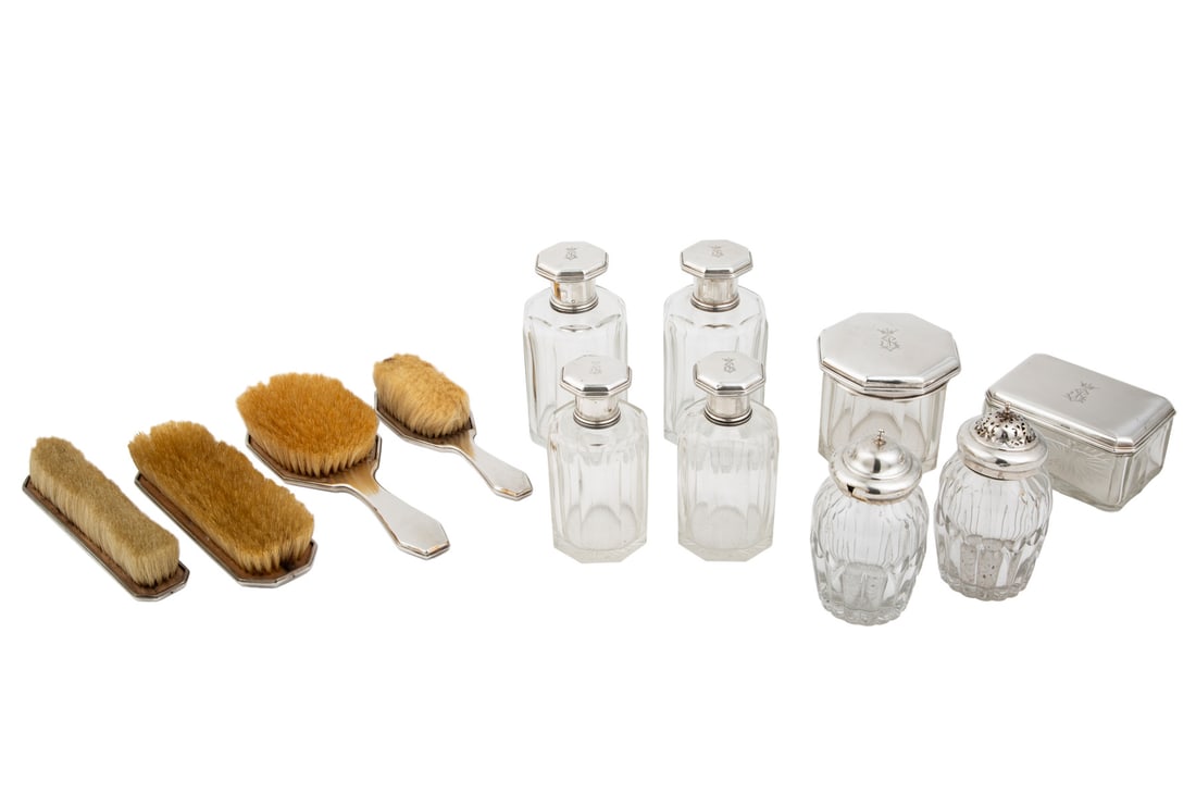 French 1st Standard Silver Dressing Set (1 of 5)