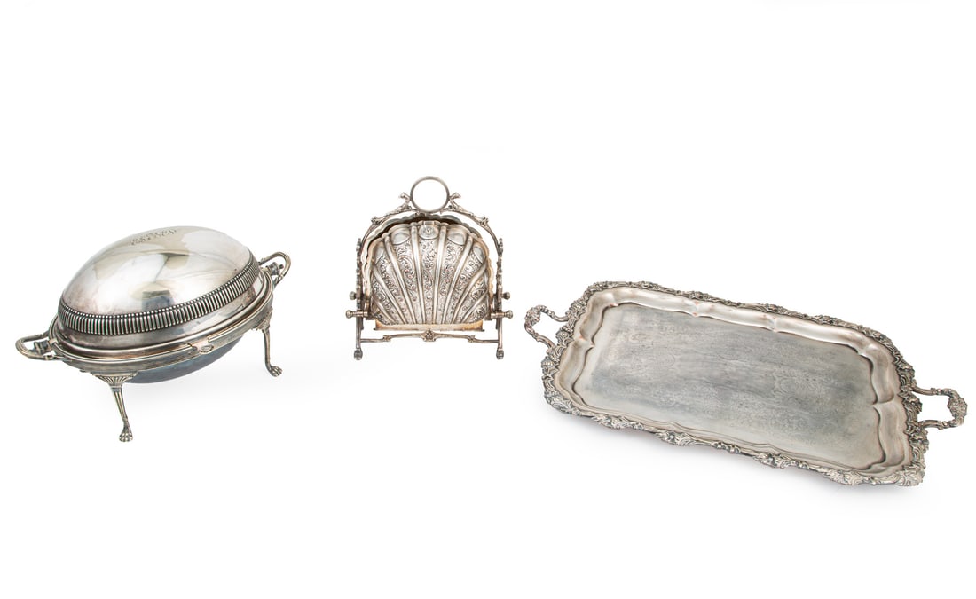 English Silverplate Revolving Breakfast Tureen (1 of 5)