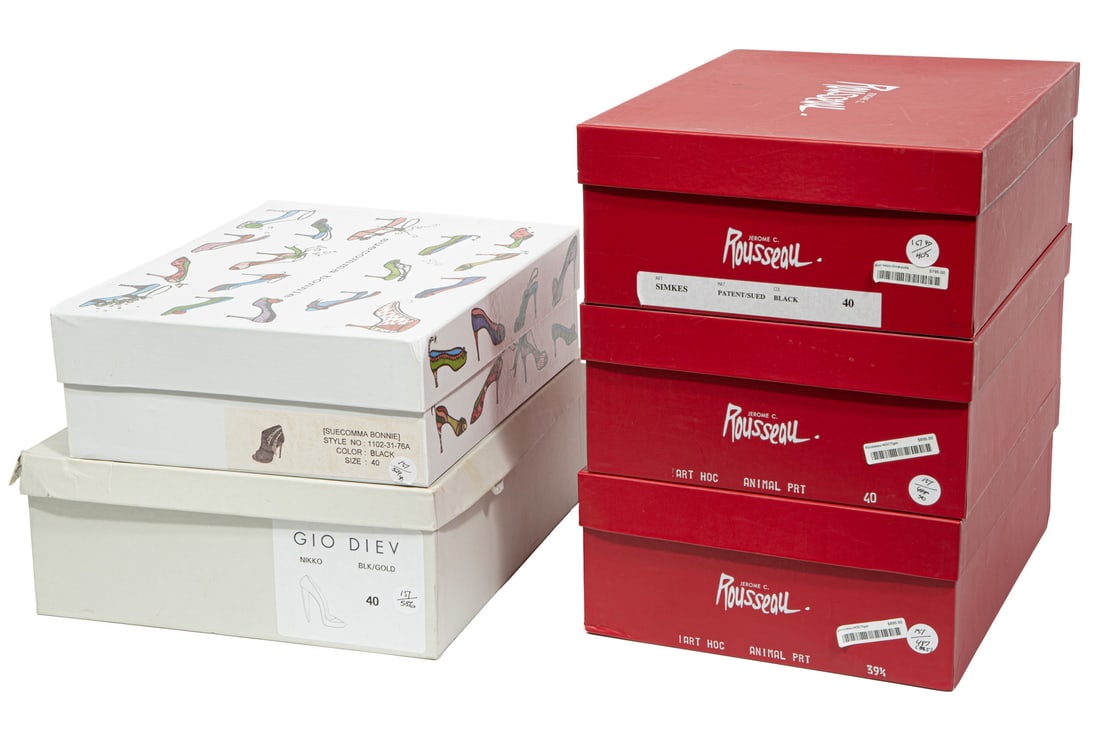 Five Pairs of Luxury High Heel Shoes (1 of 5)