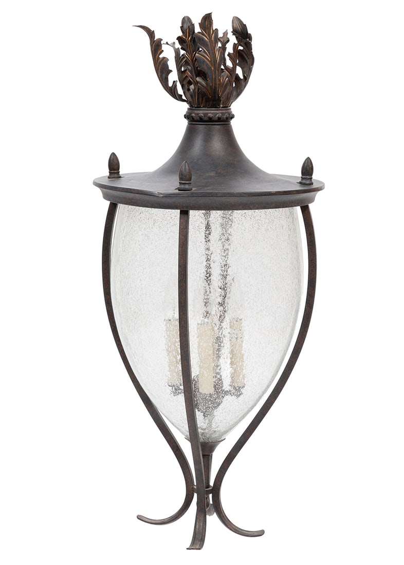Decorative Tole Hall Lantern (1 of 3)