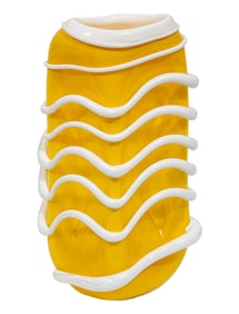 Arnold Brott Cased Glass Vase