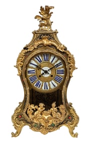 Louis XV-Style Bronze-Mounted Bracket Clock