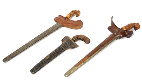 Indonesian Ceremonial Kris/Keris Daggers