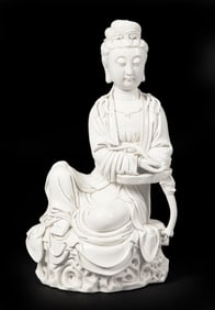 Chinese 'Blanc de Chine' Porcelain Figure