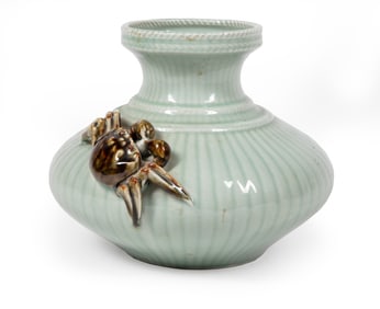 Large Chinese Celadon Green Porcelain Vase