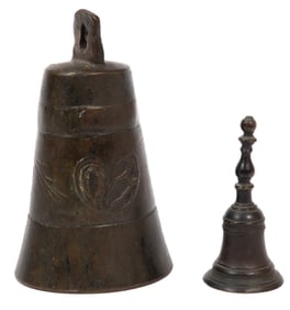 Antique West Asian Bronze Cow Bell
