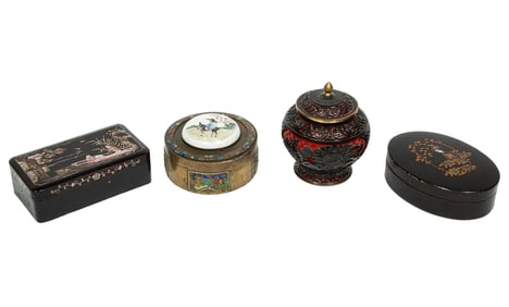 Group of Four Asian Items