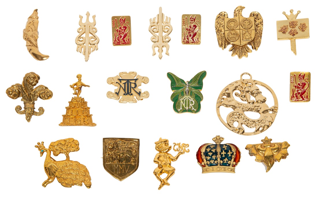 [Mardi Gras] Group of Krewe pins (1 of 2)