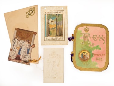 [Mardi Gras] Group of dance Cards