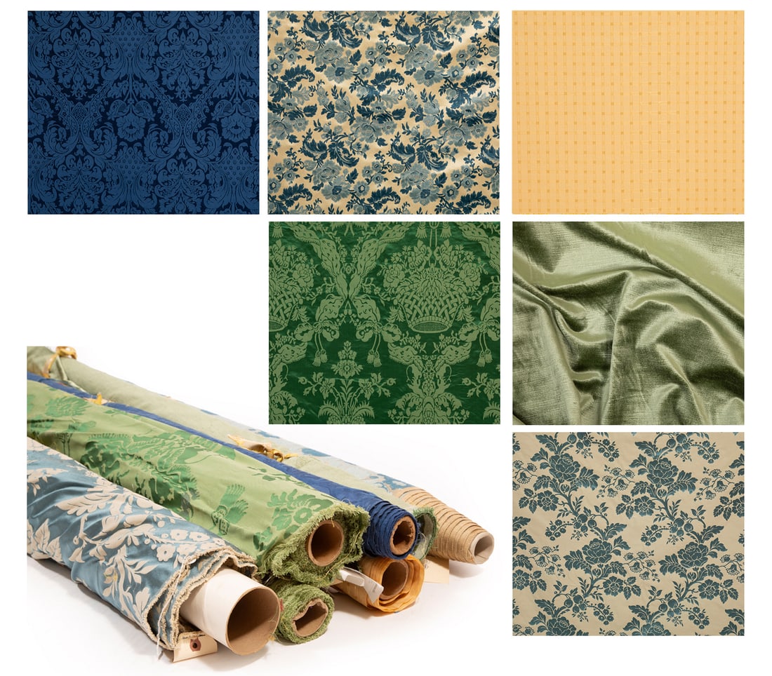 Seven Bolts of Fine Scalamandré Silk Fabric (1 of 20)