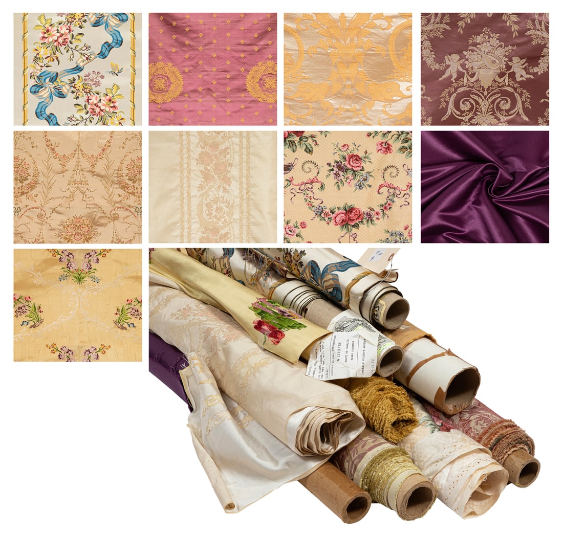 Ten Bolts of Fine Scalamandré Silk Fabric (1 of 20)