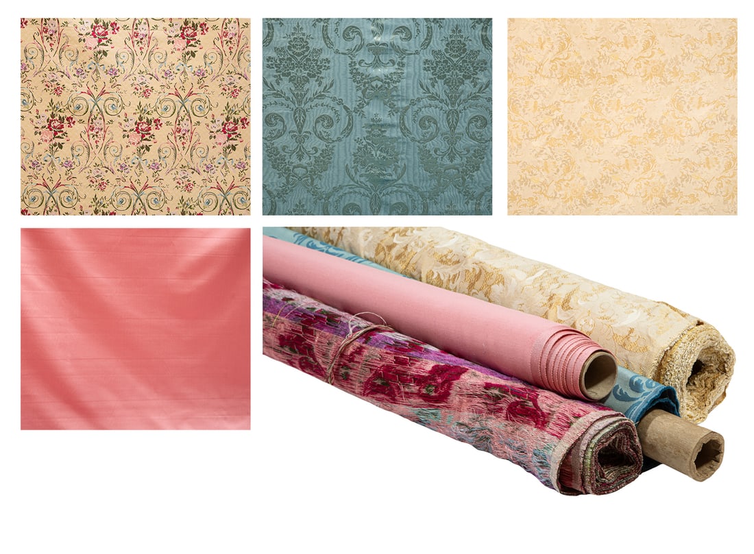 Four Bolts of Fine Scalamandré Silk Fabric (1 of 15)