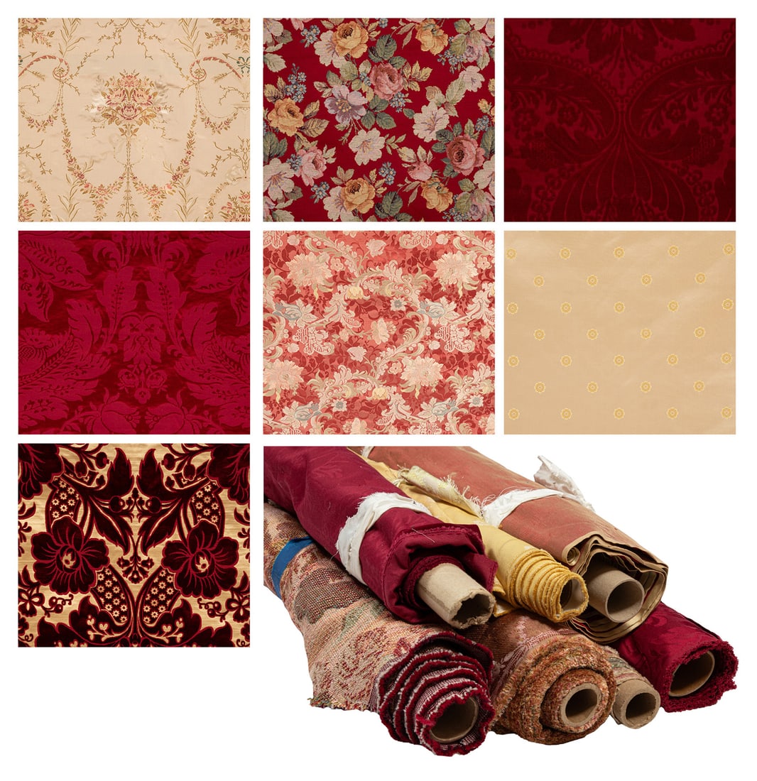 Seven Bolts of Fine Scalamandré Silk Fabric (1 of 18)