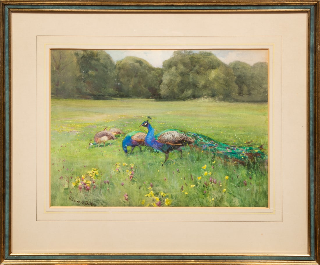 Mildred Anne Butler "Summer's Green Mantle", 1906, watercolor on board (1 of 3)