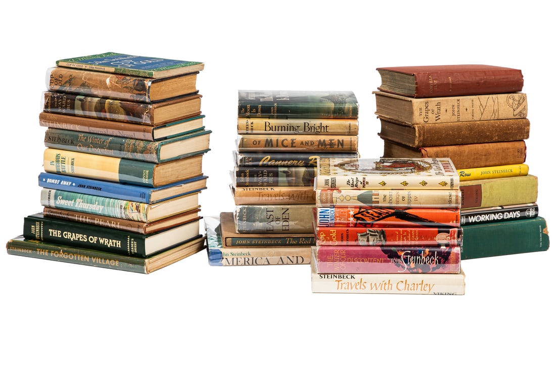 [John Steinbeck Books], incl. Of Mice and Men, New York: Covici Friede, 1937, first ed., second (1 of 5)