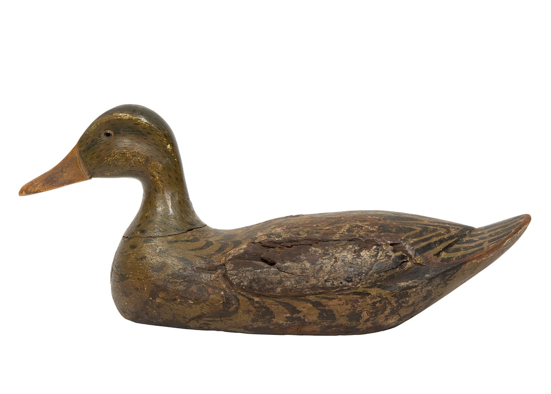 Mitchell LaFrance Louisiana Decoy, "Hen Mallard" duck decoy, c. 1930s (1 of 4)