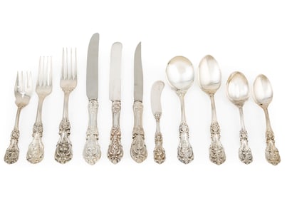 Extensive Reed & Barton "Francis I" Pattern Sterling Silver Flatware Service