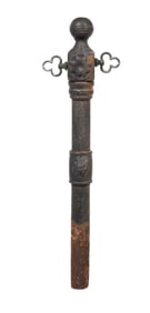 Antique American Cast-Iron Hitching Post h. 50 in.