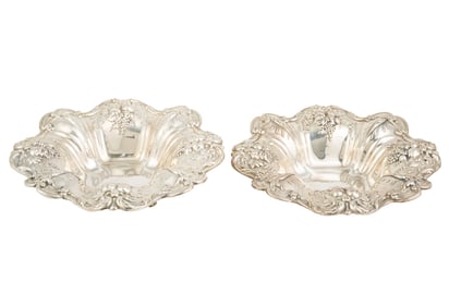 Reed & Barton "Francis I" Sterling Silver Bowl and Footed Bowl total weight 44.55 troy ozs.