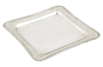 Fine Gorham Sterling Silver Tray weight 27.20 troy ozs.